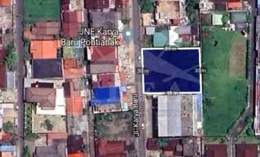 Tanah Dijual di Jalan Karya Baru