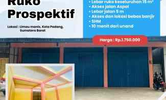 jual ruko 3 pintu di limau manis