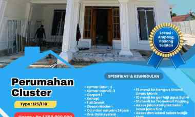 Jual Rumah Cluster di Ampang Padang