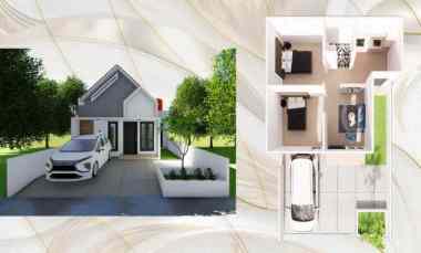 jual rumah desain modern dengan keamanan cctv 24 jam