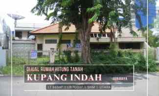 jual rumah hitung tanah di kupang indah i surabaya