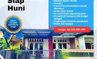 Jual Rumah Siap Huni di Padang