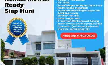 Jual Rumah Siap Huni Mewah di Padang