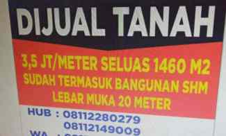 jual tanah di garut termasuk bangunan shm