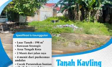 jual tanah kavling di andalas padang