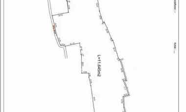 Jual Tanah Komersil 1.1 Hektaran Dibawah Njop