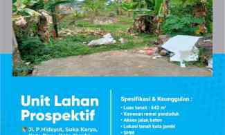 jual tanah lahan kawasan ramai penduduk kota jambi