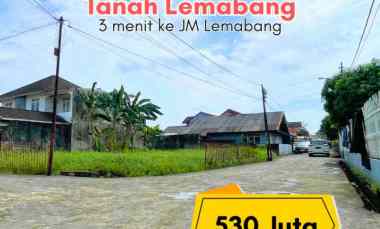 Jual Tanah Lemabang Kota Palembang dekat Pasar