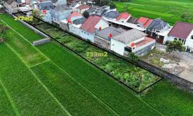 Jual Tanah Murah 2,175jt/m Pinggir Jalan Parangtritis