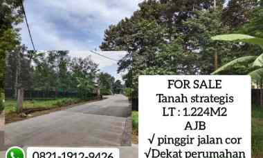 jual tanah strategis jalan cagak subang