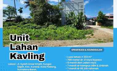 Jual Unit Lahan Kavling