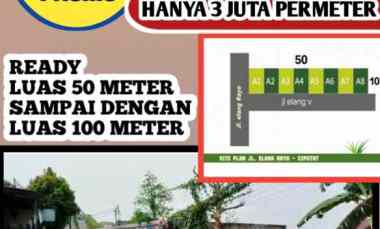 Tanah Dijual di jalan raya elang