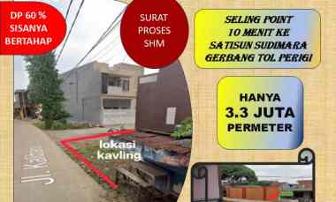 Tanah Dijual di perigi baru pondok aren tangerang selatan
