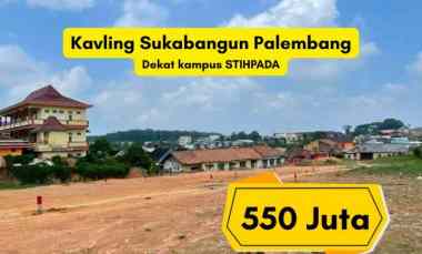 Kavling Palembang Sukabangun dekat Kampus Stihpada
