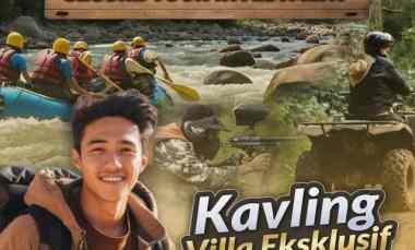 kavling villa ekslusif tepi sungai citarik