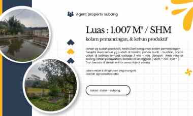 Kolam Pemancingan, Kebun Produktif, Ciater Subang