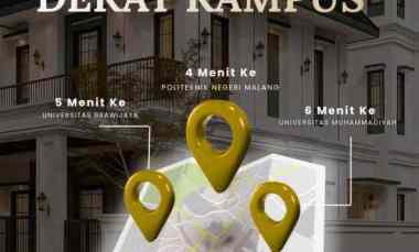 Kost American Style 8 Kamar dekat Kampus UB Mulai 1M