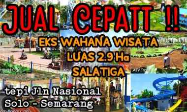 Tanah Dijual 2.9Ha Tepi jl.Nasional Salatiga Kota 3,5jt/m2