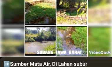 Lahan Punya Sumber Mata Air, Subang Jawa Barat