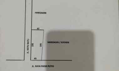 Tanah Dijual di Jl Raya Pasir Putih Pekanbaru.