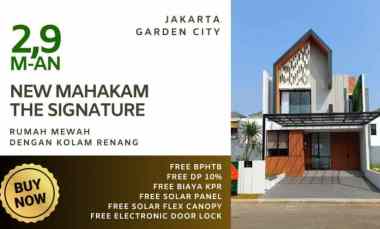 mahakam jakarta garden city dengan kolam renang