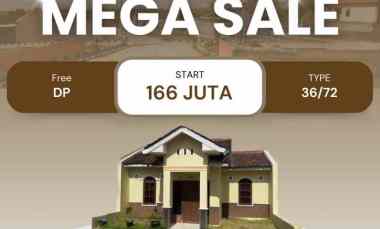 mega sale rumah dp 0