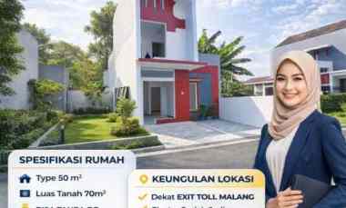 Modern Cemorokandang 2 Lantai 300 Jutaan Malang