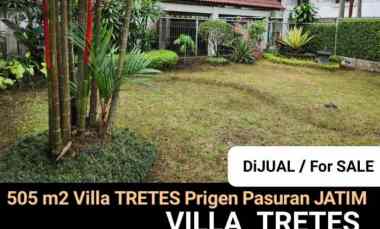Murah Dijual 505 m2 Villa Tretes Prigen Pasuruan Jatim
