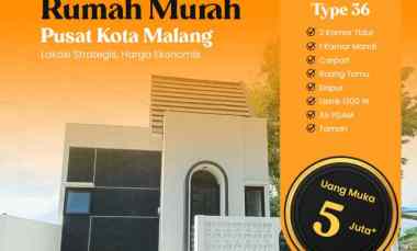 promo tahun baru rumah murah dp ringan kota malang