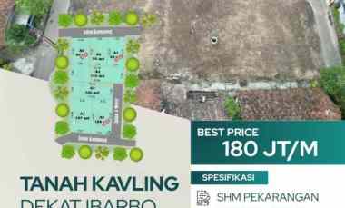 Promo Tanah Kavling 180 juta dekat Ibarbo Park