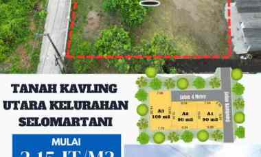 Promo Tanah Kavling Utara Kelurahan Selomartani