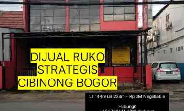 Ruko Gudang Bangunan Pinggir Jalan Raya Cibinong Bogor