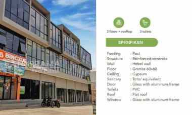 Ruko Siap Pakai Pinggir Jalan Raya Muchtar Sawangan