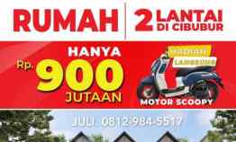 Rumah 2 Lantai Bonus Motor Scoopy