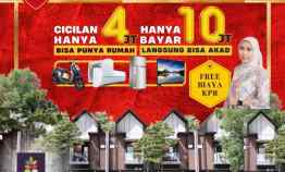 rumah 2 lantai bonus motor scoopy bawa langsung