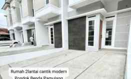 Rumah 2 lantai Cantik Modern Pondok Benda Pamulang