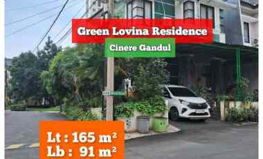 Rumah Asri 2 Lantai Green Lovina Residence Gandul Depok