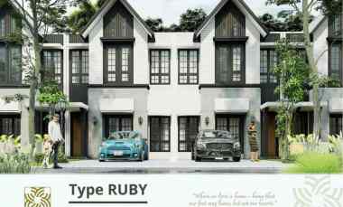 Rumah 2 Lantai Model Klasik Modern di Malang