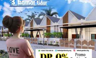 rumah 3 kamar bekasi garden city