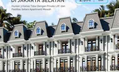 rumah 3 lantai di pejaten pasar minggu