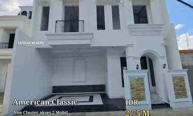 Rumah American Classic Pinggir Jalan Jagakarsa