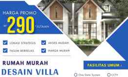 Promo Rumah Modern 1 Lantai di Sukun Kota Malang La Vella