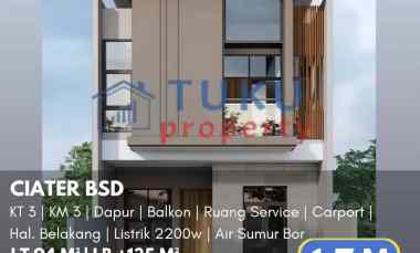 rumah baru 2 lt bsd ciater serpong bisa kpr