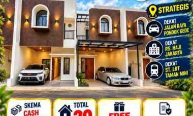 Rumah Baru 2 Lt di Lubang Buaya Cipayung Jakarta Timur