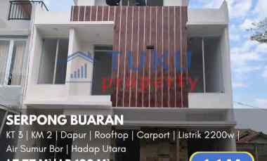 Rumah Baru 3 Lt Serpong 1.1 M Nego dekat Rs Hermina Serpong