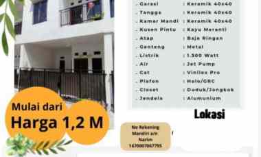 Rumah Baru dalam Cluster di Pondok Kopi Jakarta Timur