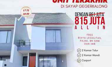 Rumah Baru Dua Lantai Ciwaruga Bandung