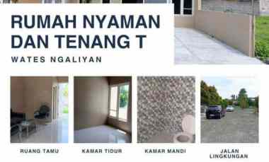 Rumah Baru SHM Ready Wates Ngaliyan Bisa Cash / KPR