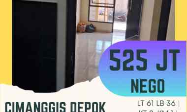 Rumah Baru Siap Huni di Cimanggis Depok