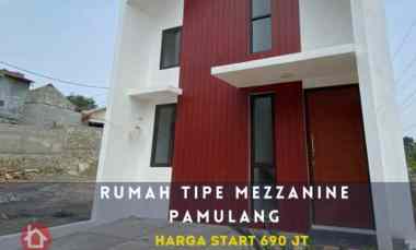 Rumah Baru Type Mezzanine di Pamulang Kpr tanpa Dp